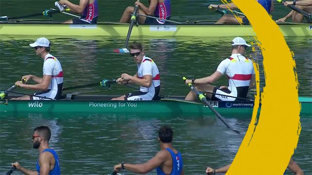 2019 World Rowing Championships - Linz, AUT - Men's Eight (M8+) - Heat 1