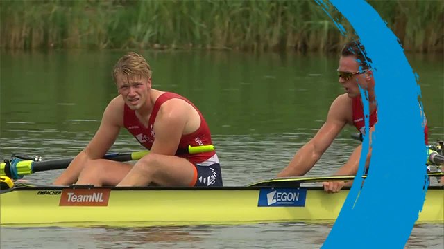2019 World Rowing Cup 3 - Rotterdam, Netherlands - Men's Four (M4-) - Repechage 2