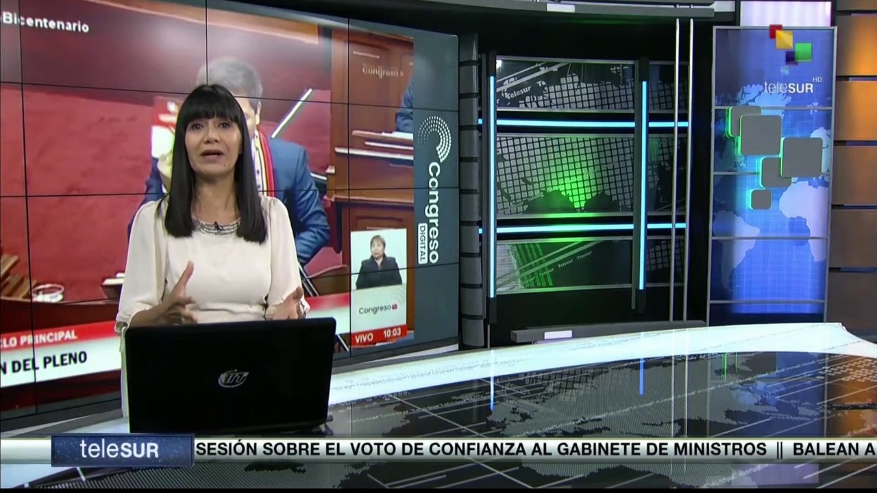 Congreso de Perú decide voto de confianza a Gabinete de Pedro Castillo