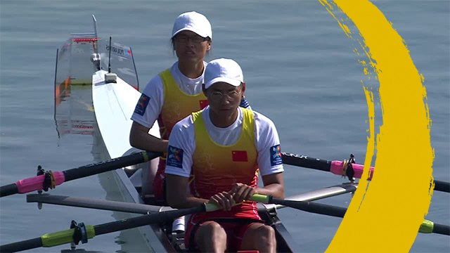 2019 World Rowing Championships - Linz, AUT - PR2 Mixed Double Sculls (PR2 Mix2x) - Final B