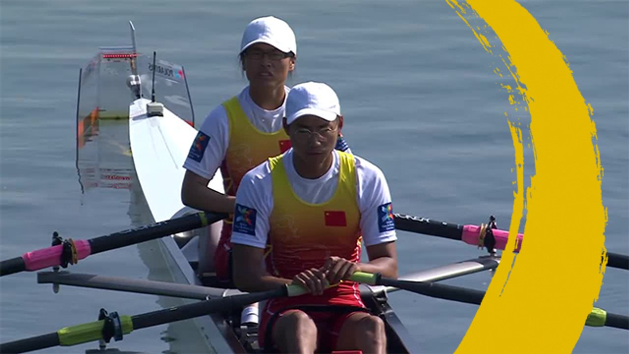 2019 World Rowing Championships - Linz, AUT - PR2 Mixed Double Sculls (PR2 Mix2x) - Final B