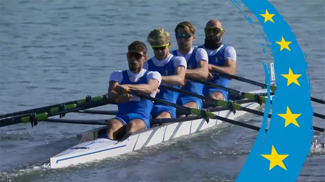 2020 European Rowing Championships - Poznan, POL - Lightweight Men's Quadruple Sculls (LM4x) - Final A
