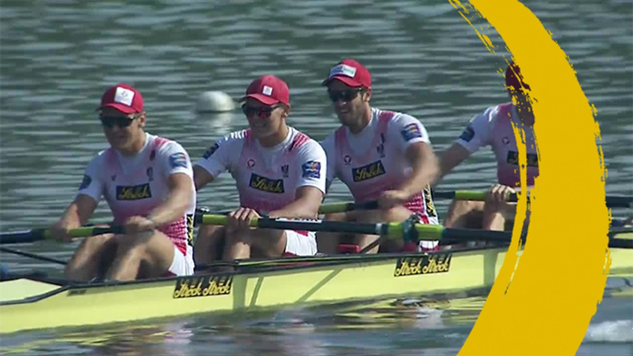 2019 World Rowing Championships - Linz, AUT - Men's Four (M4-) - Repechage 1