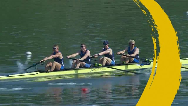 2019 World Rowing Championships - Linz, AUT - Men's Four (M4-) - Repechage 2