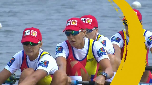 2019 World Rowing Championships - Linz, AUT - Women's Four (W4-) - Semi Finals A/B 1