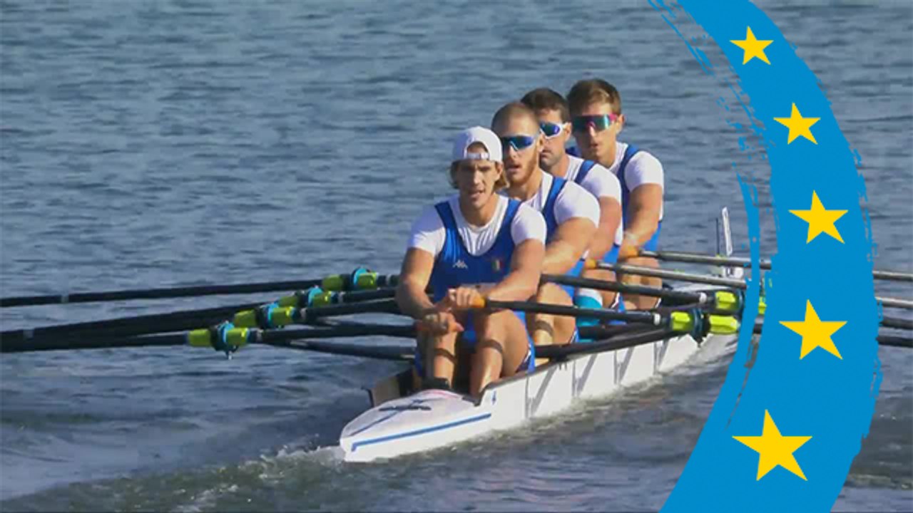 2020 European Rowing Championships - Poznan, POL - Men's Quadruple Sculls (M4x) - Final A