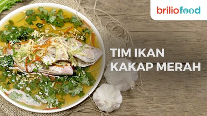 Resep tim ikan kakap merah rumahan, lezatnya bak masakan restoran China