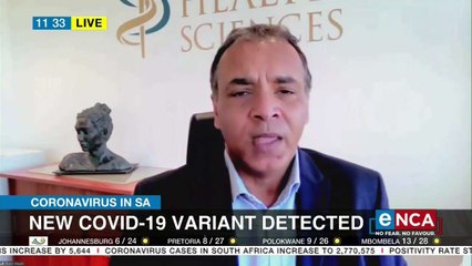 Prof Shabir Madhi speaks on the new variant