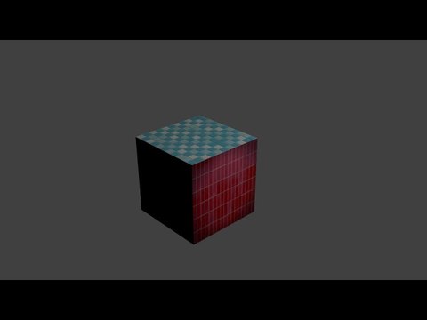 tutorial memberi material dengan tekstur yang berbeda menggunakan blender