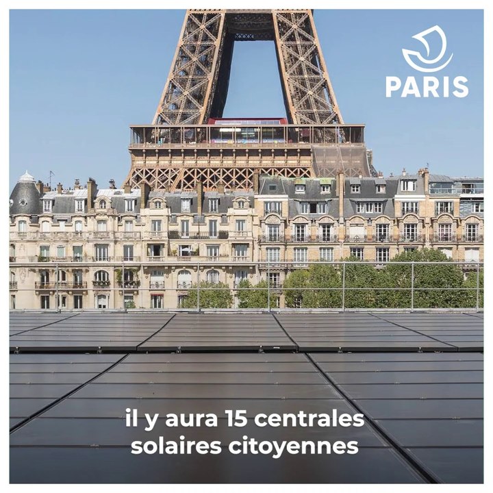 Les panneaux solaires s'installent à Paris