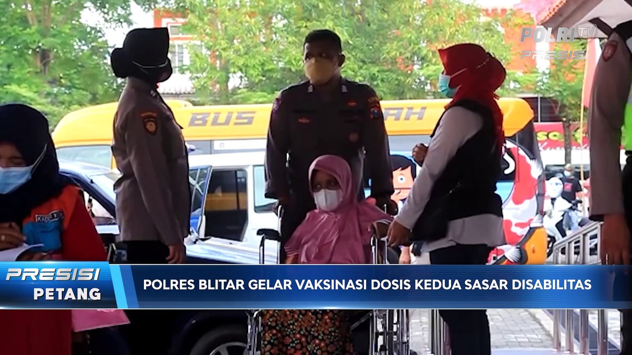 Polres Blitar Gelar Vaksinasi untuk Penyandang Disabilitas