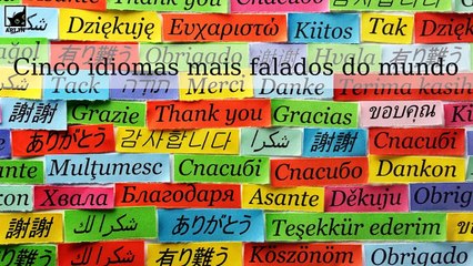 Cinco idiomas mais falados do mundo
