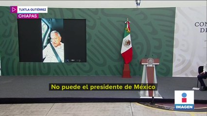CNTE impide paso a López Obrador y no llega a la mañanera