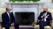 Son dakika haber! WASHINGTON - ABD Başkanı Biden ve İsrail Başbakanı Bennett, Beyaz Saray'da bir araya geldi
