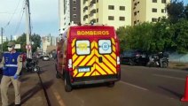 Motociclista fica ferido em acidente de trânsito na Rua Recife, no Centro