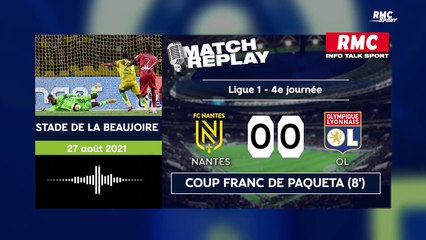 Ligue 1 : Le goal replay de la première victoire de l’OL cette saison, face à Nantes (0-1)