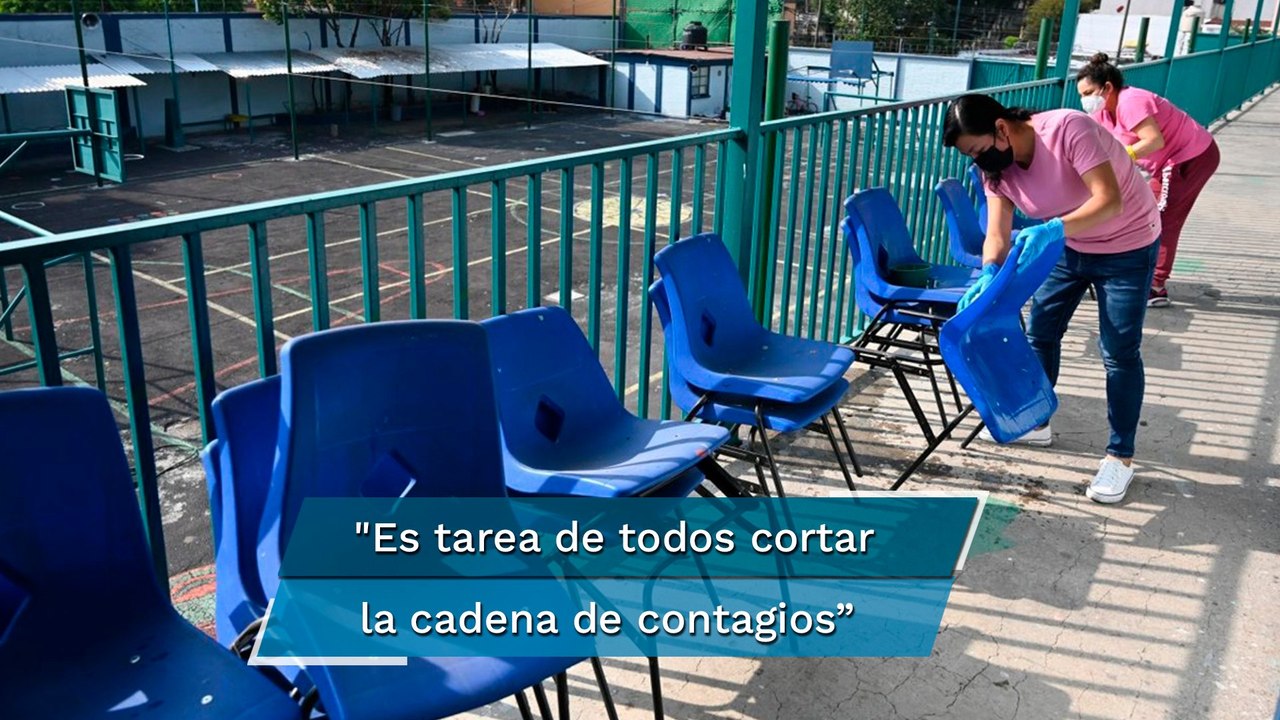 Gobierno de CDMX confía en descenso de casos de Covid-19 ante el regreso a clases