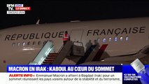 Emmanuel Macron a atterri à Bagdad pour un sommet réunissant les pays voisins autour de la stabilité et du terrorisme