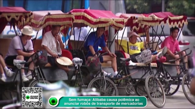 Sem fumaça Alibaba causa polêmica ao anunciar robôs de transporte de mercadorias