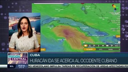 Cuba decreta fase de alerta en la región occidental ante huracán Ida