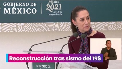 Download Video: Reconstrucción de la CDMX tras 19S costará 15.7 mil mdp: Sheinbaum