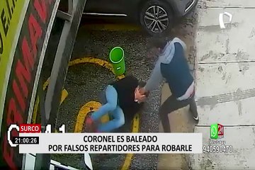 Coronel en retiro de las FF.AA. terminó baleado al resistirse al robo de su reloj en Surco