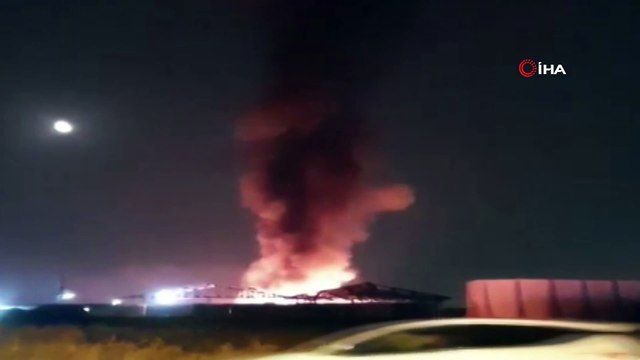 Geri dönüşüm tesisi alevlere teslim oldu