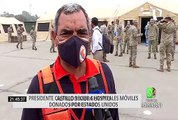 Perú recibió donativo de cuatro hospitales de campaña por parte de Estados Unidos