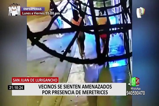SJL: vecinos y comerciantes denuncian estar atemorizados por presencia de meretrices
