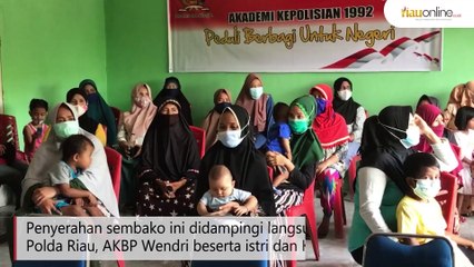 HARUU !! SUDAH 29 TAHUN MENGABDI ALUMNI AKPOL 1992 POLDA RIAU BAGIKAN 556 PAKET SEMBAKO !!