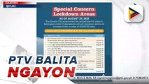 56 na lugar sa QC, isinailalim sa special concern lockdown