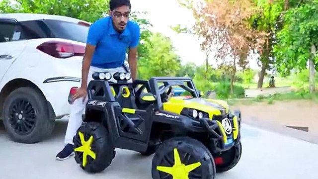 My New 4X4 Monster Car- Test Drive ये गाड़ी सच में कमाल की है With Power Steering || Crazy XYZ ||_360P