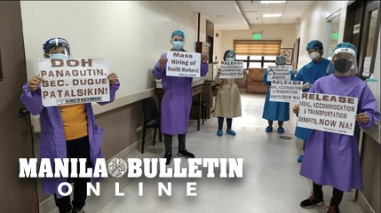 DOH appeals to health workers not to continue protest actions