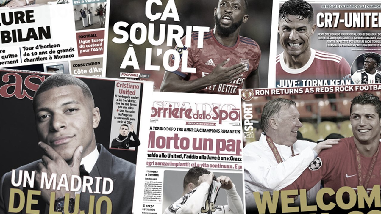 L'Angleterre s'enchante du come-back de CR7 à M...