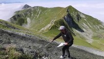 Saype decora los Alpes suizos
