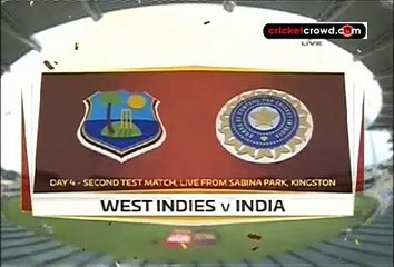 West Indies V India, 2Nd Test, Kingston, 4Th Day Clip1-6-77