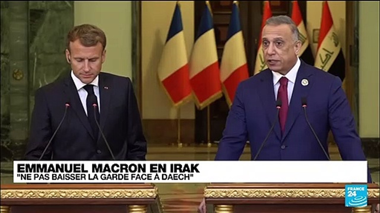 Sommet à Bagdad : "Il ne faut pas baisser la garde contre Daesh" insiste Emmanuel Macron