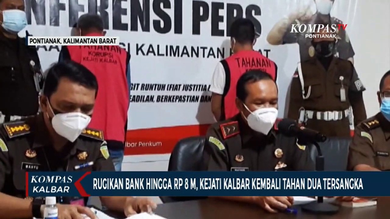 Kejati Kalbar Tahan 2 Tersangka Baru Kredit Fiktif Rugikan Negara Rp 8 Miliar