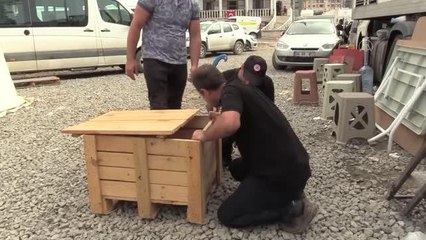 KASTAMONU - Sel enkazından çıkartılan "Bozkurt"u yardım aracı şoförü sahiplendi