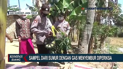 ESDA Kabupaten Sumenep Selidiki Semburan Gas di Sumur Bor Milik Warga