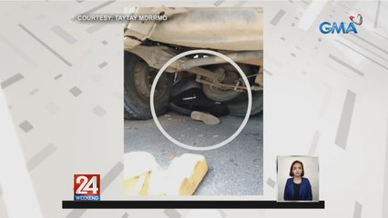 2 sugatan sa karambola ng 4 na sasakyan | 24 Oras Weekend