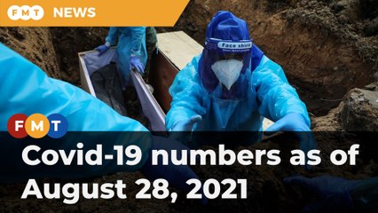 Covid-19 numbers as of August 28, 2021