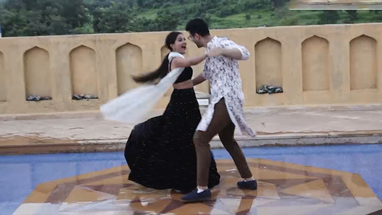 Exclusive Behind the scenes of Karanvir Sharma and Debattama saha's upcoming song Jo Tera Howega