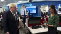 Boris Johnson and Dominic Raab visit Foreign Office