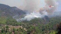 Orman yangınlarında 6 uçak 39 helikopter görev aldı