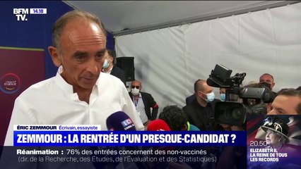 Unir les droites ? "Oui, j'en ai envie" répond Éric Zemmour