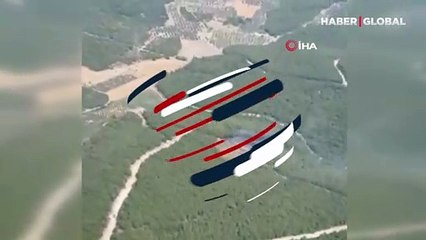 Son Dakika İzmir Foça'da ormanlık alanda yangın!