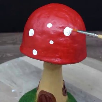 diy mushroom fairy house using a plastic bottles with your own hands diy mushroom fairy house