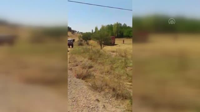 Helikopter ambulans cam kemik hastası kazazede için havalandı