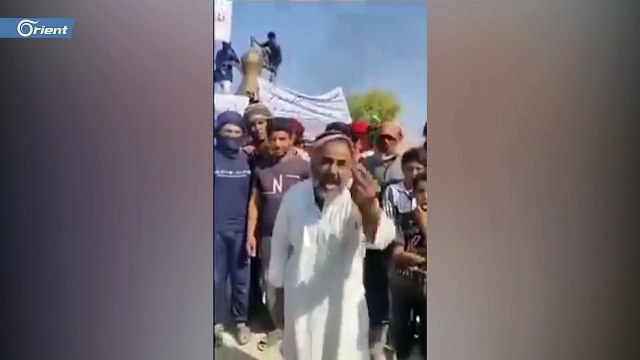 صرخة رجل كبير بالسن في وجه ميليشيا قسد بدير الزور